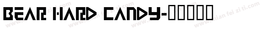 Bear hard candy字体转换